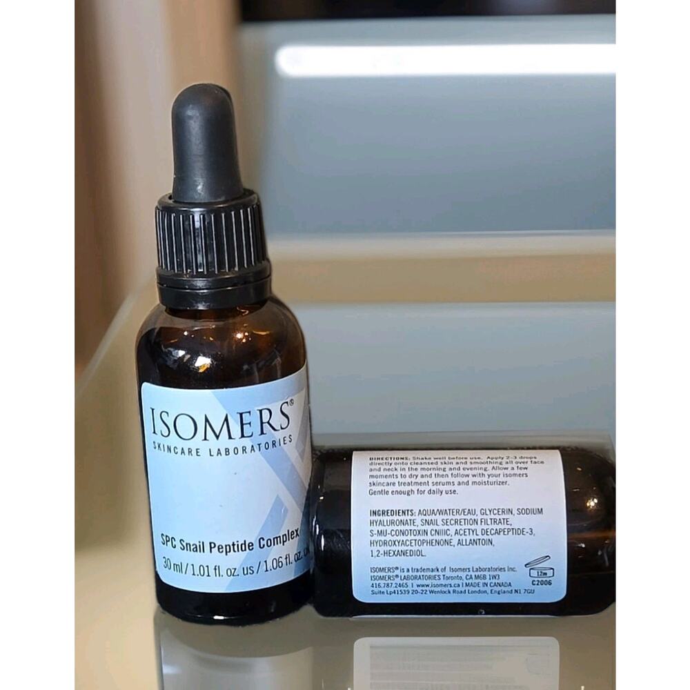 2x Isomers SPC Snail Peptide Complex 30ml Duo NEW Get 2x Bottles